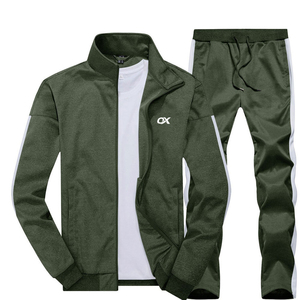 Survêtements de sport personnalisés pas chers pour hommes, survêtement de jogging 100% coton, vêtements de sport pour hommes, tenue d'entraînement pour la course à pied - Product Image 2