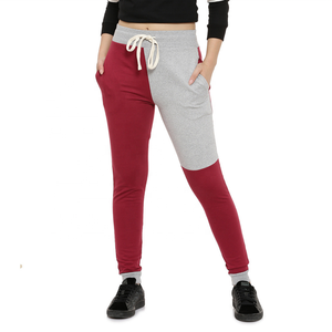 Pantalons de fitness pour hommes et femmes, pantalons de jogging décontractés avec blocs de couleur et coutures - Product Image 2