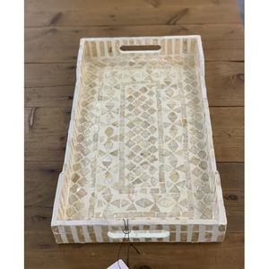 Bandeja Rectangular para Servir Alimentos de Nácar de Alta Calidad, Fabricada en Vietnam, Bandeja Rectangular de Nácar, Bandejas de Concha Marina - Product Image 3