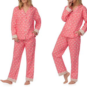 Ensemble de pyjama à carreaux de style japonais pour femmes, en coton double gaze, vêtements de nuit, printemps automne, taille élastique, vêtements de maison, vêtements de détente - Product Image 5