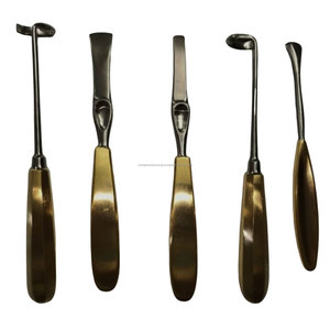 Ensemble d'instruments chirurgicaux ORL en acier inoxydable, osteotomes et ciseaux manuels pour rhinoplastie et sculpture osseuse, Classe I, certifié CE - Product Image 1