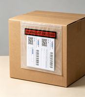 Sacs à documents autocollants épais et imperméables personnalisés pour la livraison de fret longue distance
