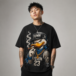 เสื้อยืดคอกลมแขนสั้นทรงปกติสำหรับผู้ชาย Force 2 Win ผลิตจากผ้าโพลีเอสเตอร์/คอตตอน พิมพ์ลายโลโก้ด้านหน้าด้วยระบบดิจิทัล เป็นมิตรต่อสิ่งแวดล้อม - Product Image 1