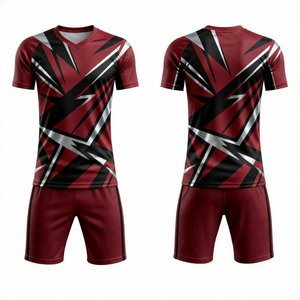 Conjunto de Uniforme de Fútbol Profesional, Camiseta y Pantalones Cortos, Nuevo Diseño, Ropa de Entrenamiento de Fútbol, Kit Deportivo de Alta Calidad, Diseño de Talla Personalizada - Product Image 5