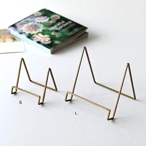 Nouveau support de livre de recettes minimaliste en métal noir, support de présentation réglable en fil métallique pour livre de cuisine, tablette, cadre photo, organisateur de comptoir - Product Image 5