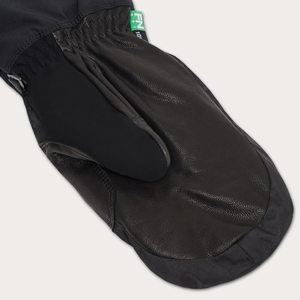 Gants de ski d'hiver unisexes imperméables coupe-vent isolés thermiquement en cuir - Product Image 6
