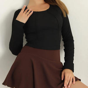 Women's Tennis Shirts and <b>Shorts</b> Badminton Uniform 100% <b>Polyester</b> <b>Short</b> Sleeved T-Shirt with Wholesale High Quality Women's - Product Image 5