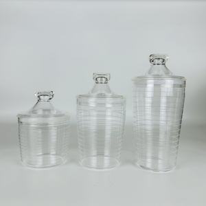 Pot à bonbons en plastique acrylique à cercle horizontal pour ustensiles de cuisine - Product Image 2