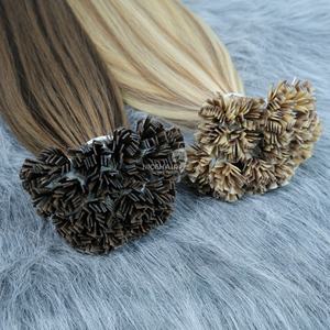 ขายส่งจากโรงงาน ต่อผมแท้ 100% คุณภาพสูง จัดเรียงเกล็ดผมอย่างดี ปลายแบน ต่อผมแบบ Genius Weft 2026 - Product Image 6