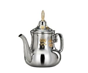 Cafetera Metálica de Estilo Turco, Ecológica, para Servir Té y Café, Diseño Elegante, Estilo Árabe, para Uso en el Hogar, Hotel o Restaurante - Product Image 1