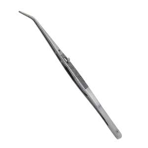 Pinzas Dentales London College de 6 Pulgadas con Punta Angulada y Dentada, Acero Inoxidable, Certificación CE Clase I, Autoclavables, Agarre Ergonómico - Product Image 3