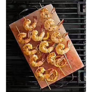 Premium Quality Wholesale Refined Round Himalayan Salt Cooking Slab BBQ Grill Rack Himalayan <b>Pink</b> salt Block salt - Product Image 6