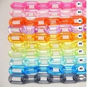 Maillons de chaîne en résine de la meilleure qualité disponibles, toutes tailles et toutes couleurs, prix de gros pour chaînes en résine. - Product Image 2