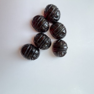 Pierres de grenat rouge naturel TFH pour la création de bijoux, forme ovale 12x10 MM, possibilité de créer plusieurs tailles - Product Image 4