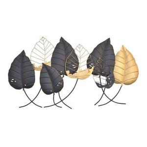 Moderna Arte Floral Metálico Vertical Hecho a Mano para Pared, Decoración Interior Sofisticada Perfecta, Florero de Pared con Temática Artística - Product Image 3