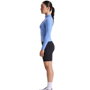Maillot de Ciclismo de Manga Larga Azul Claro para Mujer, con Cierre Completo, de Alto Rendimiento para Bicicleta de Carretera - Product Image 3