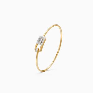 กำไลเพชรโมเดิร์นโกลว์แล็บเกรนด์ พร้อมเพชร 0.36 กะรัต ทำจากทองคำ 9K สีเหลือง สีขาว และสีโรสโกลด์ - Product Image 3