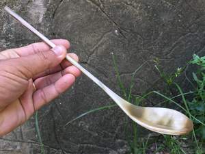 Cuchara de Cuerno de Búfalo Natural de Calidad - Ecológica y Apta para Lavavajillas, Diseño Personalizable para el Hogar y la Presentación de Alimentos - Product Image 6