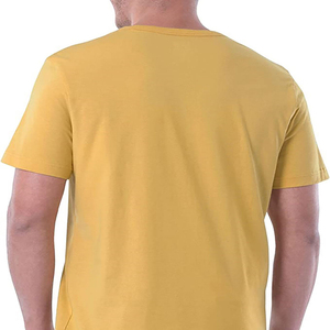 เสื้อยืดคอกลมแขนสั้นผู้ชายสีดำ ผ้าคอตตอนเนื้อละเอียด พิมพ์ลายโลโก้ด้านหน้า สไตล์ทางการ ทรงหลวม ไม่เป็นขุย น้ำหนัก 230 กรัม เนื้อผ้าไหม - Product Image 3