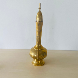 Carafe multifonction en laiton de style moghol, pichet en laiton antique fait main, carafe à eau indienne vintage, pot à eau décoratif en laiton orné, traditionnel - Product Image 4