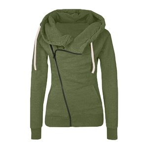 Sudadera con capucha al por mayor con cremallera, unisex, corte ajustado, negra, de felpa francesa, informal, para otoño, transpirable, de longitud regular - Product Image 3