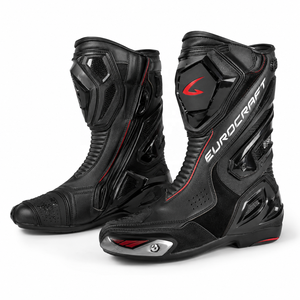 Chaussures de moto mi-mollet BLACKTHORN WORLD, tige en tissu extensible, semelle extérieure en cuir microfibre, imperméables, respirantes, coupe-vent - Product Image 2