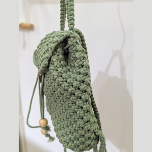 Custom Handmade Macrame Backpack <b>Boho</b> Woven <b>Bag</b> Stylish for Travel School Casual Daily Use Bulk Supply - Product Image 3