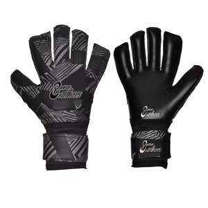 Guantes de Portero Profesionales Personalizados con Agarre de Látex, Guantes de Fútbol para Portero en Gris y Negro - Product Image 1