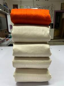 Tela de Seda Dupionne Premium con Textura Natural, Acabado Brillante, Colores Ricos para Prendas de Moda, Vestidos de Novia y Decoración del Hogar - Product Image 5