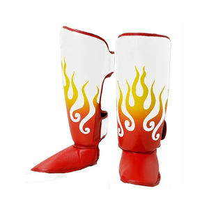 Espinilleras de Cuero Personalizadas de Alta Calidad, Ecológicas, Ajustables, Ligeras, Diseño Único, Cómodas para Boxeo y Artes Marciales - Product Image 5