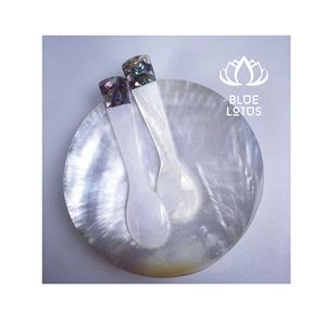 Cuchara de Concha Marina Natural Pura de Alta Calidad |   Cubiertos Ecológicos y Sostenibles de Concha al por Mayor - Product Image 1