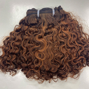 Peluca de cabello humano virgen vietnamita suave y sedoso pelo hinchable marrón claro para encaje Frontal encaje transparente - Product Image 4