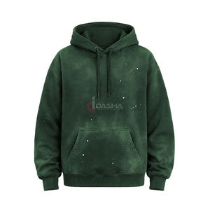 Sweat à capuche polaire pour homme, épais, en molleton bouclette, épaules tombantes, coupe oversize, logo personnalisé, coton, OEM, vente en gros - Product Image 1