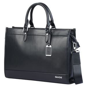 Luxury High Quality 14" Laptop <b>Briefcase</b> Smart Office Genuine <b>Leather</b> Ho Chi Minh City Manufacturer's Favorite Business Bag - Product Image 2