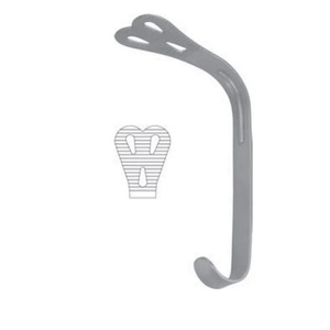Abaisse-langue manuel ergonomique en acier inoxydable de 7 pouces, rétracteur labial, instrument chirurgical dentaire certifié CE, autoclavable, pour usage buccal - Product Image 1