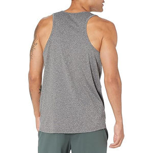 Débardeur de sport pour homme en coton et élasthanne respirant, sans manches, pour musculation et fitness - Product Image 2