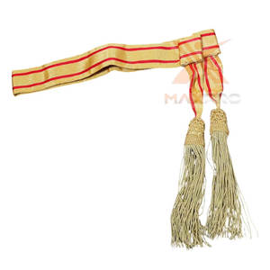 Nouvelle ceinture de cérémonie en tissu doux, de qualité supérieure, couleur unie - Product Image 3