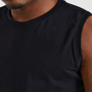 Wholesale Custom Front Logo OEM Men's High Quality Lightweight Fabric <b>Racer</b> Gym & Streetwear Breathable <b>Top</b> Trending Tank <b>Top</b> - Product Image 6
