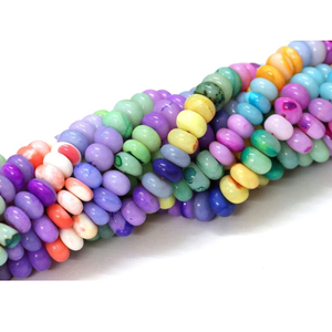 Perles Rondelles Multi-Opales : Artisanat de Bijoux en Pierres Précieuses de Qualité (15 pouces) - Product Image 5