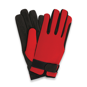 Guantes de equitación profesionales negros: parte trasera de malla transpirable con palma de silicona antideslizante con puntos, logotipo y diseño personalizados - Product Image 6