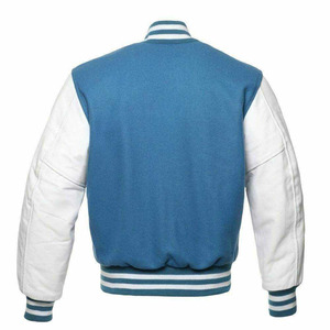 Wholesale Custom Men Varsity Jacket <b>Red</b> <b>Wool</b> Body for Leather Sleeves College Letterman Baseball Jacket Waterproof Windproof - Product Image 6