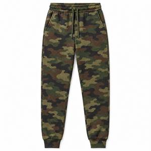 Custom Logo <b>Men</b> <b>Camo</b> <b>Jogger</b> Pants Premium Cotton Fleece Streetwear Sweatpants Wholesale OEM Private Label Gym Trousers - Product Image 2