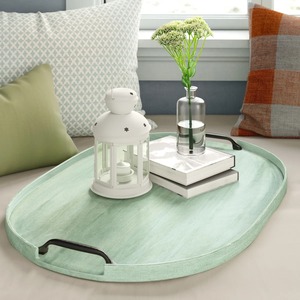 Bandeja de madera para uso diario, elegante y duradera, para servir en el hogar, la cocina y las necesidades diarias de servicio, hecha a mano en India. - Product Image 4