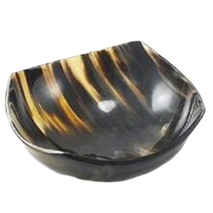 ชามเขาควายธรรมชาติขัดขอบทองเหลืองอินเดียสินค้าส่งออก - Product Image 3