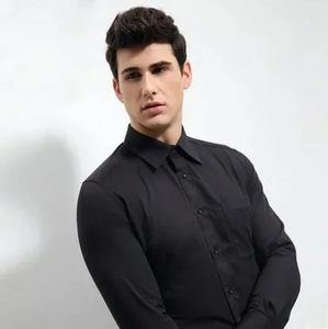 เสื้อเชิ้ตผู้ชายลำลองสั่งทำขายส่ง ผ้าสเตรช แขนยาว กระดุมแถวเดียว ไซส์ใหญ่พิเศษ XL สำหรับฤดูใบไม้ร่วง ผ้ากันยับ ระบายอากาศได้ดี - Product Image 1