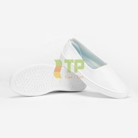 Sepatu Kerja Antistatik ESD Unisex Musim Panas Semi Dingin Musim Dingin, Bagian Atas Kulit PU, Sol Tengah PU, Bebas Debu, Ujung Baja, Sol Dalam Jala