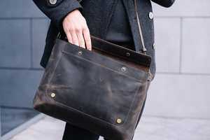 Maletín de Cuero Genuino Vintage, Multifuncional, con Bolsillos, Logotipo Personalizado, de Lujo, de Primera Calidad, para Portátil, para Hombre, Uso Diario - Product Image 5