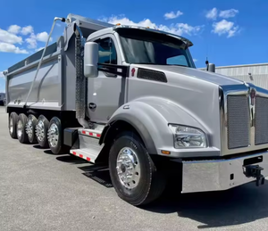 Precio al por mayor: Camión volquete Kenworth T880 de cinco ejes usado 2021 - Paccar 485HP 8L Manual 22' con volquete, envío mundial - Product Image 1