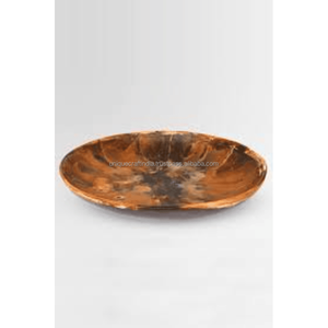 ชุดชามเรซิน Mistwave แบบแบน | ชามเรซิ่นเคลือบผิวควันพร้อมรูปทรงเงากว้างสำหรับการรับประทานอาหารร่วมสมัยและหรูหรา - Product Image 1