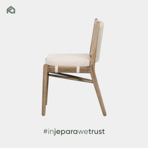 Chaise d'extérieur en bois scandinave, finition naturelle, design confortable et portable, pour hôtel, terrasse et jardin - Product Image 3